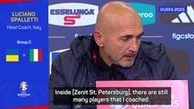 Spalletti defends Zenit compliment ahead of Ukraine