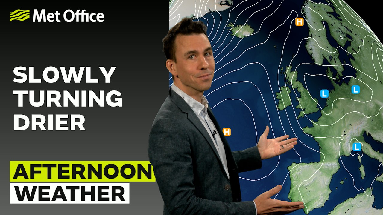 Met Office Afternoon Forecast 20/11/23 - Cloudy today, brighter tomorrow