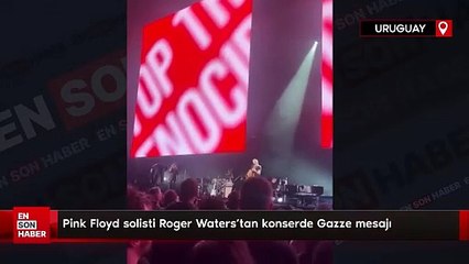 Pink Floyd solisti Roger Waters'tan konserde Gazze mesajı