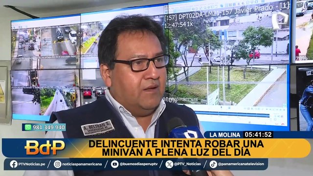 La Molina: cámaras de seguridad fueron vitales para la captura de hombre que intentó robar miniván