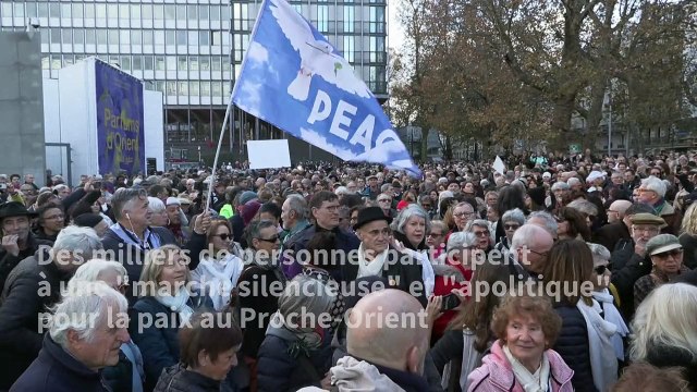 Israël-Hamas: marche silencieuse à Paris à l'appel du monde de la culture