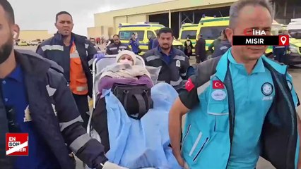 Hastaneleri bombalanan Gazzeli kanser hastaları Ankara'ya getirildi