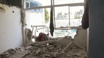 كاميرا الجزيرة ترصد آثار القصف الإسرائيلي لمدرسة في مخيم البريج