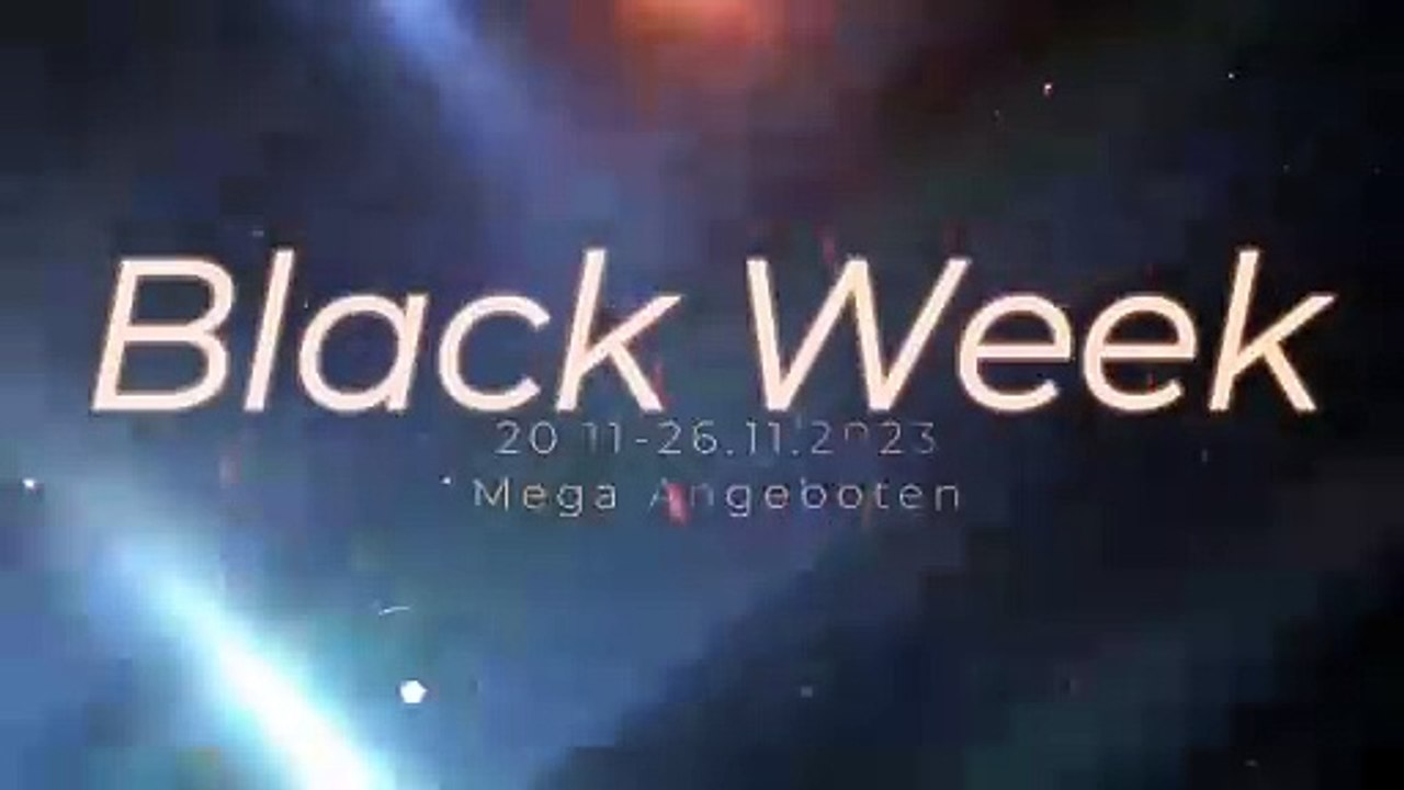 Black Week nicht verspassen
