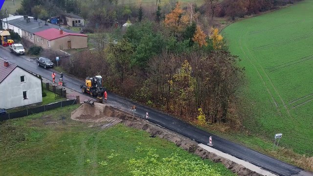 Remont drogi w gminie Damasławek