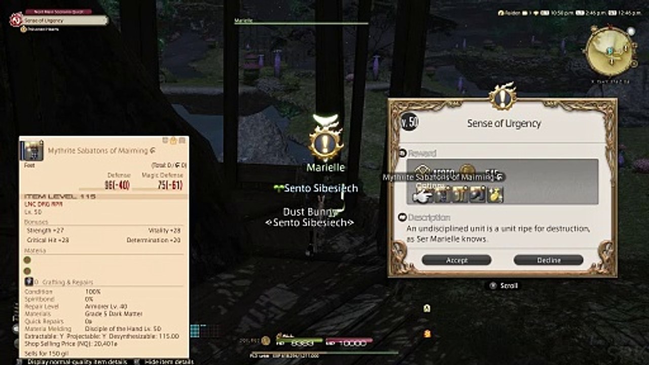 Final Fantasy 14 - Sense of Urgency | Heavensward Main Scenario Quest | 4K60FPS