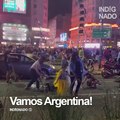 Se viraliza este vídeo de miles de argentinos limpiando las calles tras la victoria de Milei