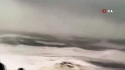 Görüntüler ortaya çıktı! İşte batan geminin son anları