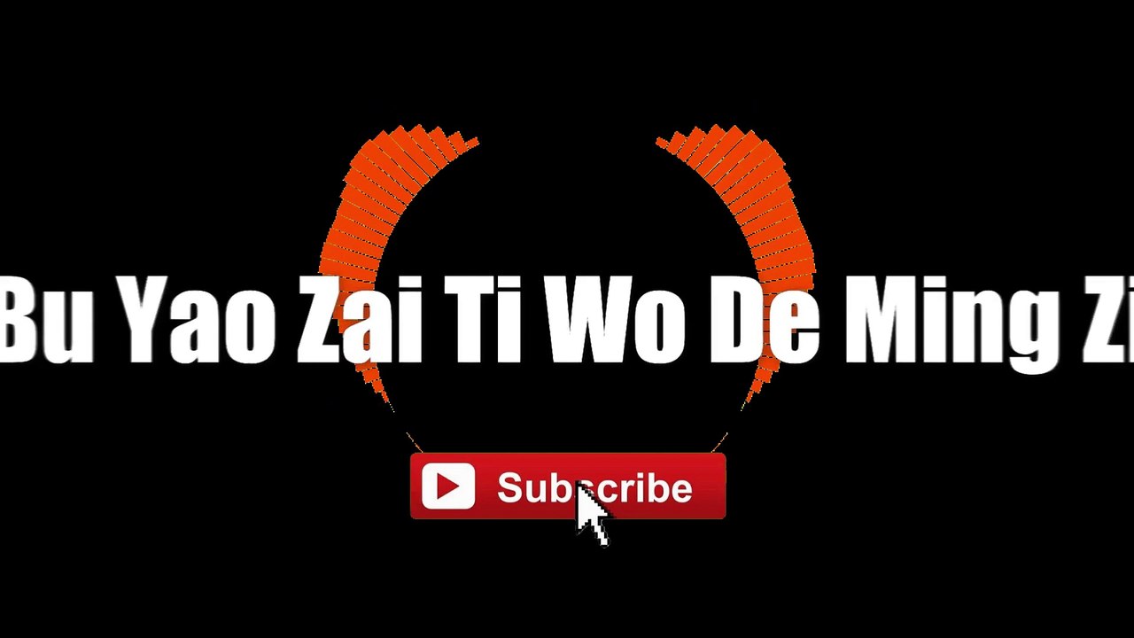 Bu Yao Zai Ti Wo De Ming Zi - Sky Wu ｜ 不要再提我的名字 ｜ Requested ｜ #Lyrics #LyricsVideo