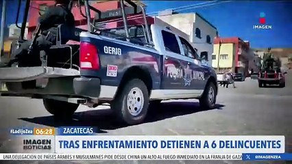 Download Video: Detienen a 6 delincuentes tras enfrentamiento en Zacatecas