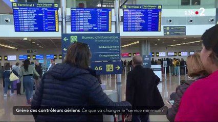 Descargar video: Le mouvement social d’une partie des contrôleurs aériens contre la réforme de leur droit de grève provoque de fortes perturbations dans plusieurs aéroports français - VIDEO