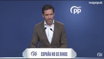 Borja Sémper (PP) contra el nuevo Gobierno de Sánchez: 