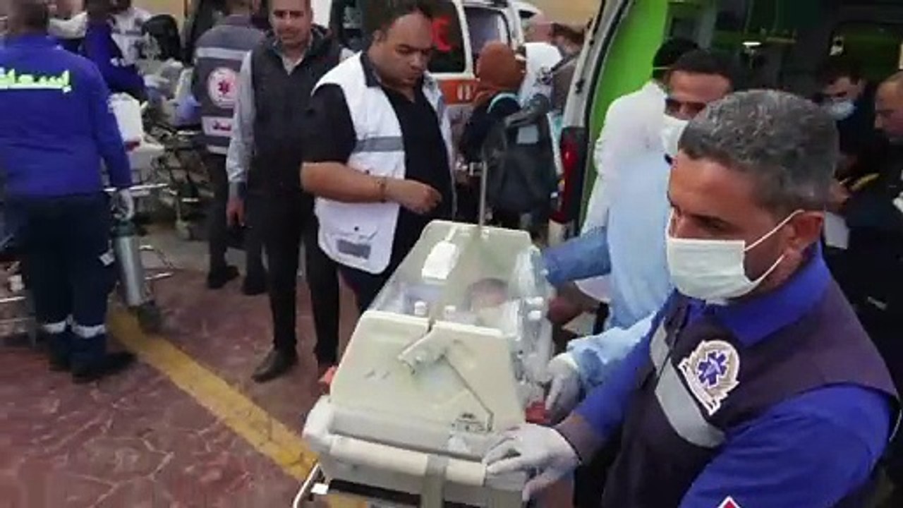 Frühchen aus Al-Schifa-Krankenhaus nach Ägypten gebracht