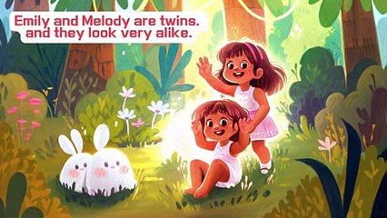 Do we look alike| English learning story for preschool-aged kids