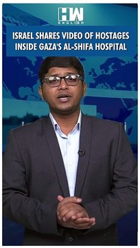 #Shorts | Israel Shares Video Of Hostages Inside Gaza's Al-Shifa Hospital | Hamas | Palestine