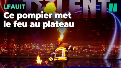 Dans LFAUIT, ce pompier a littéralement mis le feu sur le plateau de M6