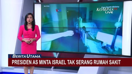 Presiden AS Desak Israel Agar Tak Menyerang Rumah Sakit di Gaza