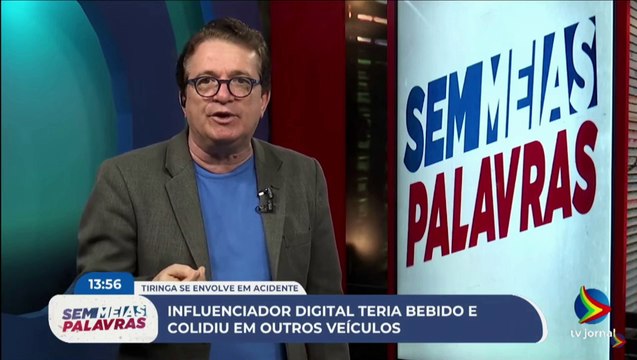Influenciador Tiringa é preso após dirigir bêbado e causar acidente