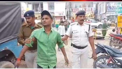 जहानाबाद: गाली गलौज और पुलिस से बदसलूकी करने पर युवक को पुलिस ने पकड़ा