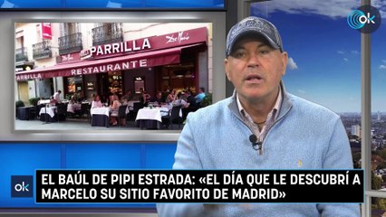 El baúl de Pipi Estrada: «El día que le descubrí a Marcelo su sitio favorito de Madrid»