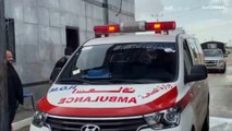 فيديو: لحظات دخول 40 شاحنة لأول مستشفى ميداني أردني في القطاع عبر معبر رفح