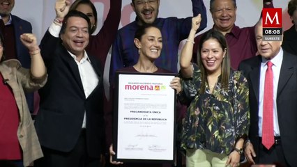 Así fue el registro de Sheinbaum como precandidata única de Morena a la Presidencia 2024