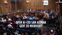 Nach Entlassung: OpenAI-Chef Altman wechselt zu Microsoft