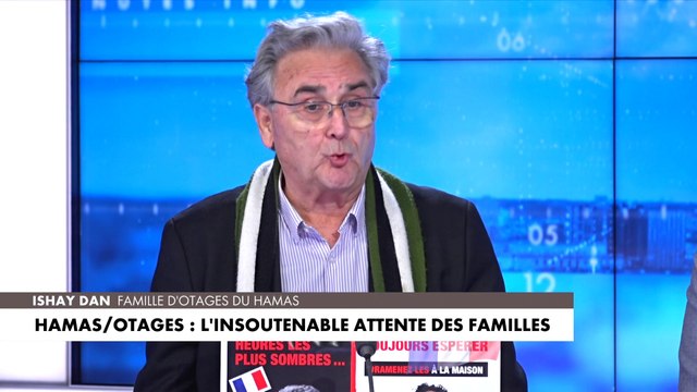 Ishay Dan : «Je n'ai pas d'espoir (...) Ce ne sont pas des êtres humains, ce sont des machines à hacher la viande (en parlant du Hamas)»