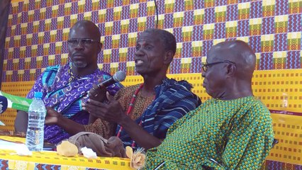 Cérémonie de lancement officiel de l'Ebeb, ou fête des richesses en pays Adjoukro