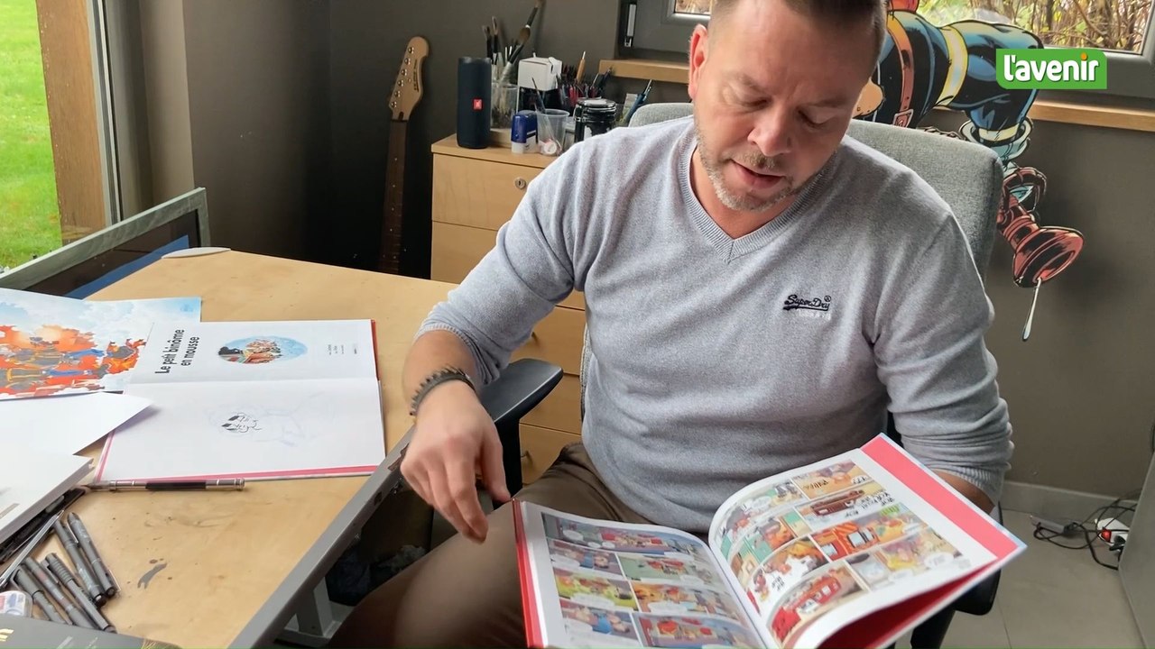 BD: Stédo présente "Le petit binôme en mousse", le 22e tome des aventures des Pompiers