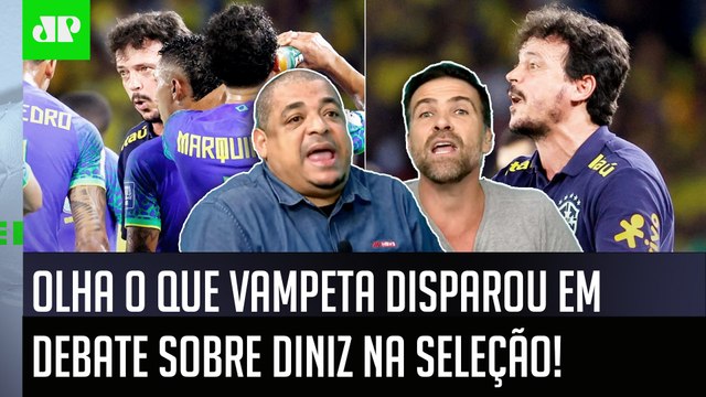 POLEMIZOU! EU TE FALO! EU DUVIDO que esses caras ouvem o Diniz na Seleção e... Vampeta DISPARA!