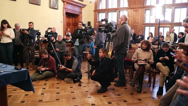 Kraków - Prezydent Majchrowski i vice prezydent Kulig o wyborach