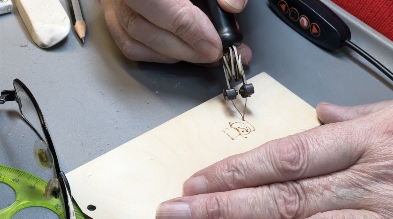 Handcrafted decorations at Cardiff Christmas Market