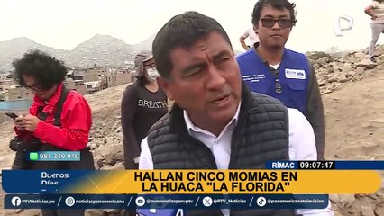 ¡Hallazgo en el Rímac! Descubren cinco momias en la huaca ‘La Florida'