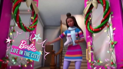 Barbie Holiday Festivities! Barbie Life In The City