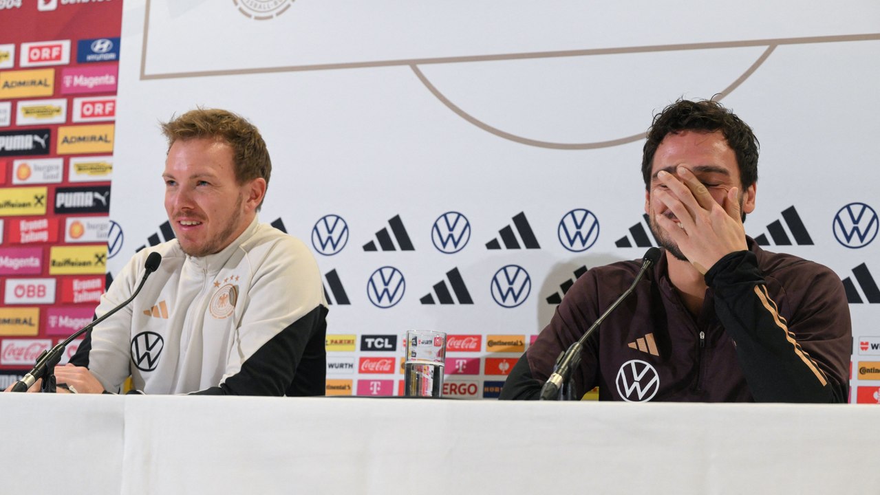 'Das freut mich!' Nagelsmann bringt Hummels zum Lachen