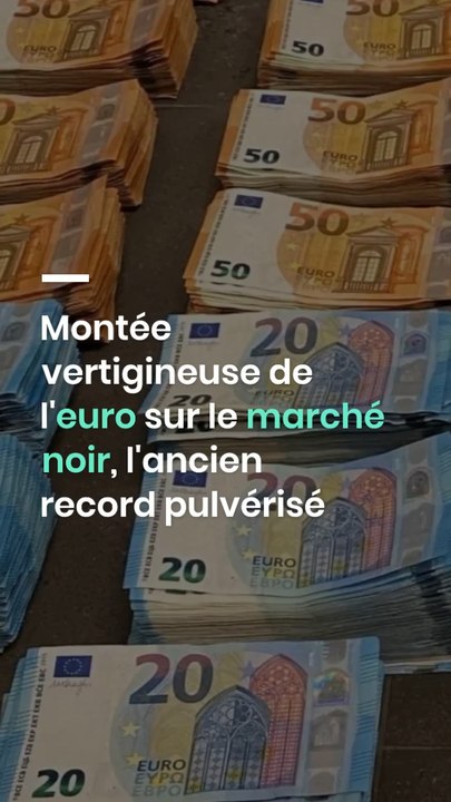 Montée vertigineuse de l'euro sur le marché noi...
