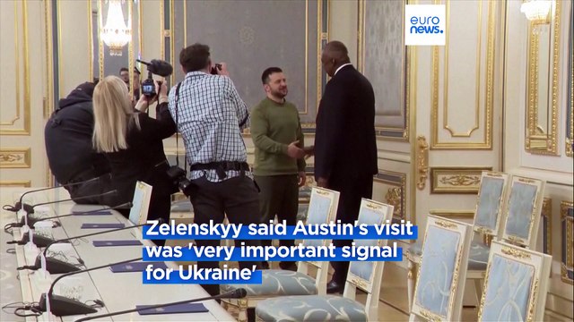 US Defence Secretary Austin makes unannounced visit to Kyiv, pledging ongoing support for Ukraine