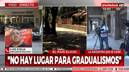 Luis D'Elia: "Me amenazaron con que me van a matar"