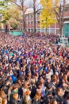 Minuto di rumore in onore di Giulia Cecchettin