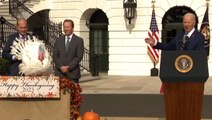 Biden pardons turkeys as president kicks off Thanksgiving celebrations