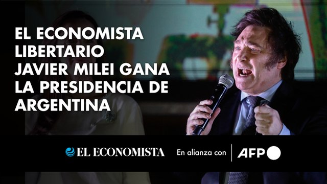 El economista libertario Javier Milei gana la presidencia de Argentina