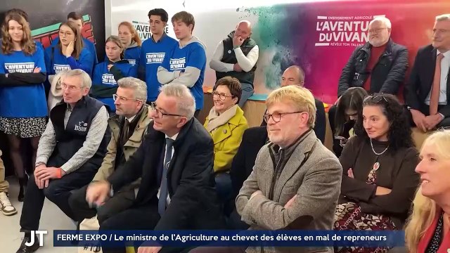 FERME EXPO / Le ministre de l'Agriculture au chevet des éleveurs en mal de repreneurs