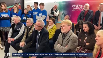 FERME EXPO / Le ministre de l'Agriculture au chevet des éleveurs en mal de repreneurs