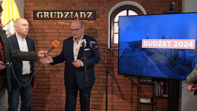 Zaprezentowali projekt budżetu Grudziądza na 2024 rok
