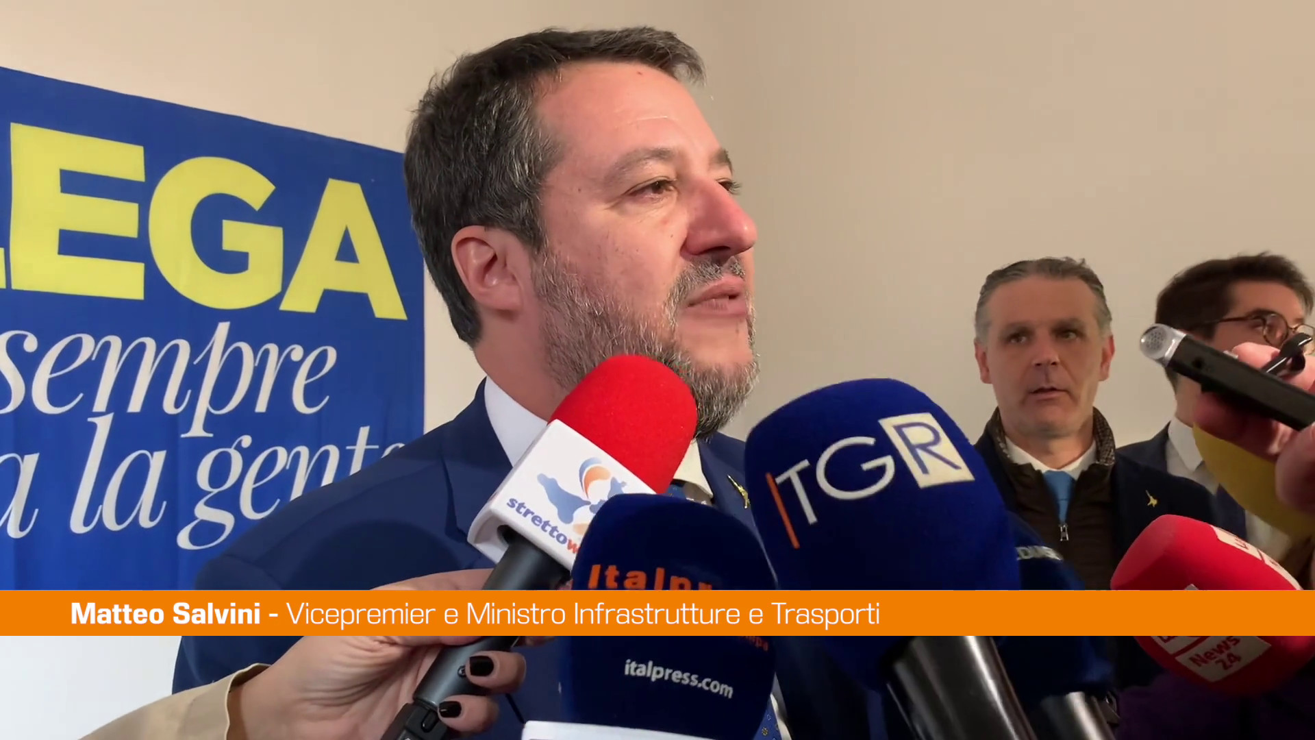Video Calabria, Salvini \