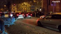 La Policía evita cortar Ferraz en la decimoctava noche de protestas con una menor afluencia