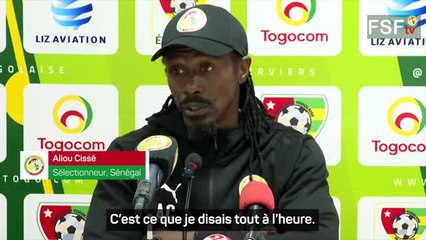 Sénégal - Cissé : "Ce sera un match difficile face au Togo"
