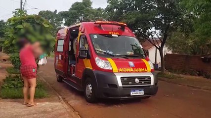 Mulher derruba televisor no pé e sofre suspeita de fratura