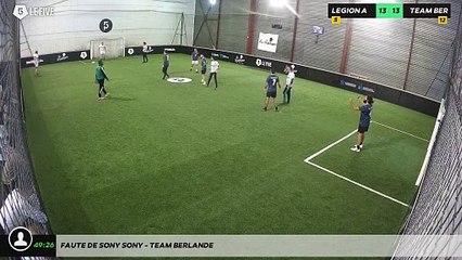 Faute de Sony Sony - TEAM BERLANDE